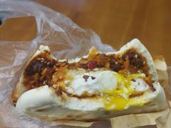 煎蛋-老马家马蓉蛋菜夹馍·腊牛肉夹馍(回民街店)
