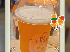 闪光爆爆黄茶-CoCo都可(北京西站北广场店)