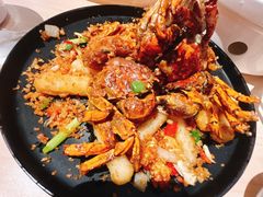 金蒜椒盐流香黄膏蟹-避风塘(宝山万达店)