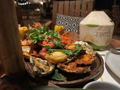 海鲜拼盘-三亚艾迪逊酒店·海滩烧烤 BARBACOA·现场乐队·浪漫晚餐·烧烤海鲜