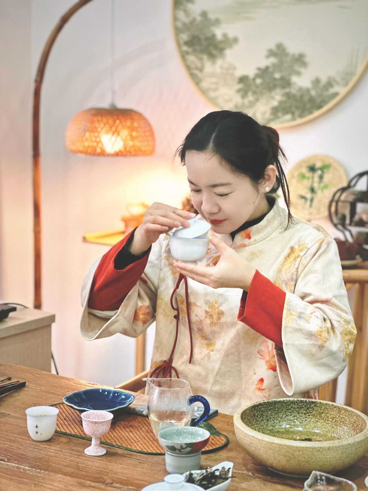 1/5初涧茶空间•茶艺培训关注今日不上课,与学员们一起品茶交流🍵