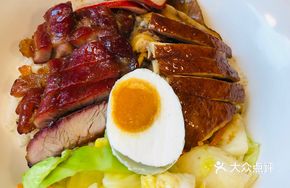Premium BBQ Pork and Roast Duck Rice