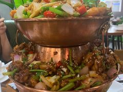 -渝胖子老城区炭火蛙锅(临城店)