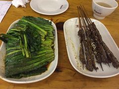 韭菜，牛肉-木屋烧烤(白石洲店)