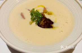 White Cashew Foie Gras Soup