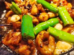 石锅杭椒牛蛙-桂满陇天书(南京德基旗舰店)