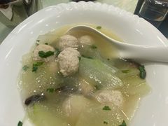 冬瓜丸子汤-东四民芳餐厅(世茂工三店)