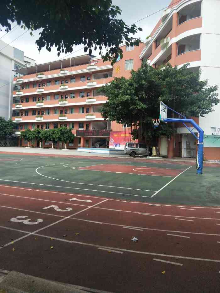 广州市天河区科韵路学校"住在科韵路附近,路过这家小学,正好可以完.