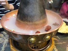 铜火锅-小窝头炭火铜锅