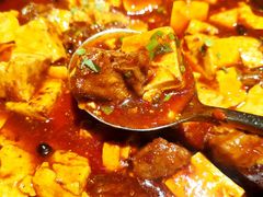 辣牛肉烧豆腐-那家小馆•北京菜•烤鸭(中关村店)