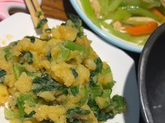 小白菜土豆泥-韩师傅老大同刀削面(北苑路店)