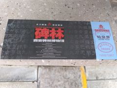 门票-西安碑林博物馆