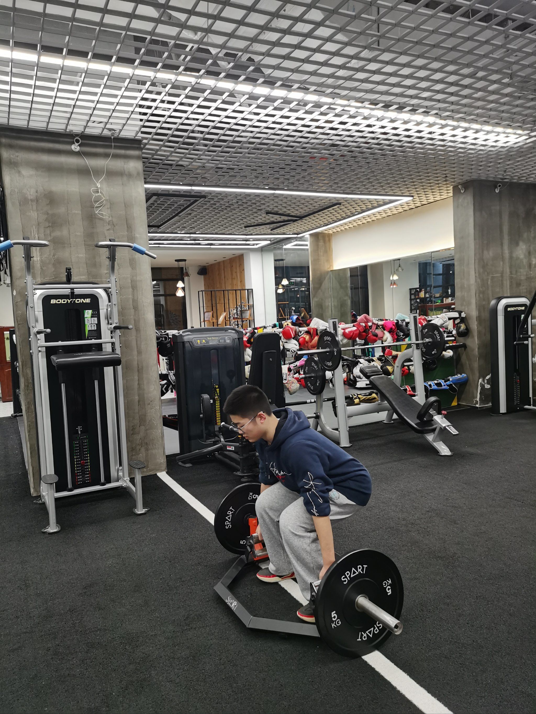 高中生的健身日常