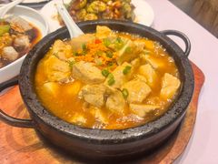 石锅海胆豆腐-日月昇渔家菜·海肠捞饭·大连海鲜(星海公园店)