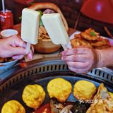 上海｜被东北朋友带来吃的铁锅炖。。。香😭了！