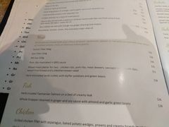 菜单-Woolloomooloo Bay Hotel