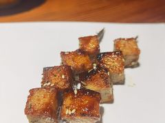 烤鱼豆腐-義聚德·清真铜锅涮羊肉·烧烤(河东店)