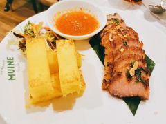 西贡炭烧烤猪颈肉配菠萝-美奈小馆·越南料理(中航城君尚购物中心店)