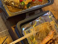 -路边摊小炉子烧烤