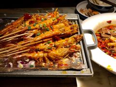 鐵板火焰蝦-绿茶餐厅(乐峰广场店)