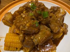 -东来菜馆•手抓海鲜家常菜•海鲜锅贴(鸽子窝店)