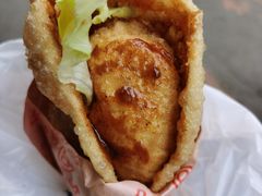 -小红车炸蛋葱油饼