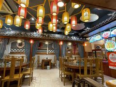 -东来菜馆•手抓海鲜家常菜•海鲜锅贴(鸽子窝店)