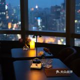 日咖夜酒 在安静私密的高空清吧微醺🍷