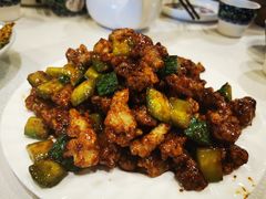 桃仁酱爆鸡丁-老浒记烤鸭-北京菜(琉璃厂店)