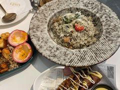 黑松露奶油杂菌烩饭-露露家咖啡店