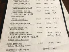 菜单-251#coffee roasters(沿河东路店)