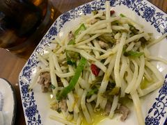 太湖芦苇根炒肉丝-呼吸森林·生态农庄农家乐私房菜