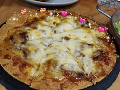 日式牛丼薄底披萨-Hello Peach 蜜桃创意西餐厅(南浔广弘酒店广场店)