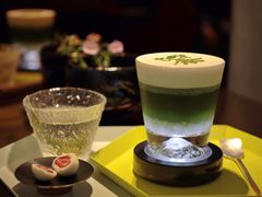 抹茶酒酿奶盖-茶是一枝花泡茶店