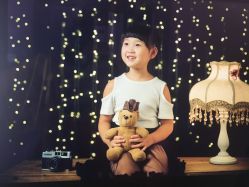 -海岸风光儿童摄影
