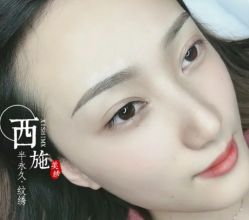 -西施无菌半永久纹绣眉眼影唇轻增发纹发际线