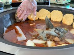 -北京龙庆四季香农家饭庄·灶台鱼·碳烤虹鳟鱼(龙庆峡店)