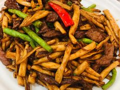 茶树菇炒牛柳-和乐喜宴海鲜酒家(骏荣广场店)