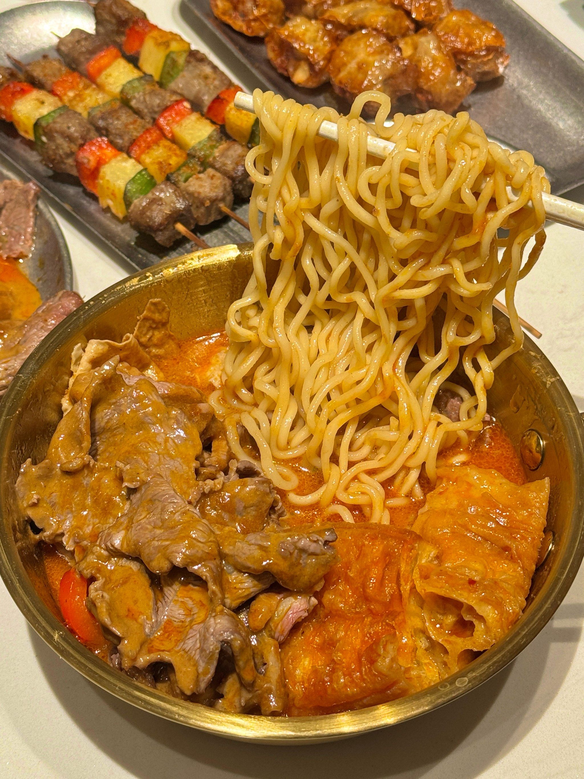 这碗沙茶牛肉面!牛好吃!