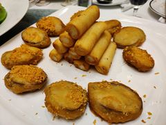 炸牛奶拼炸茄盒-天瑞轩·粤菜餐厅