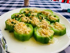 蒜蓉蒸丝瓜-阿妹小海鲜(下角店)