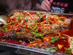 -探鱼·鲜青椒爽麻烤鱼(银泰城店)