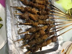 -老红桥炸灌肠牛肚锅烧烤(定福庄店)