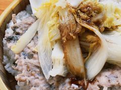 香菇肉饼笼仔饭-明兴正宗潮州五彩鱼蛋粉面(中山六路店)