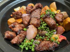 煎烹雪花牛肉-狮王府淮扬菜(老门东店)