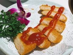 虾饼-猪啊牛呀羊啊铜盘烤肉(正大广场店)