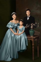 -时光纪亲子全家福照相馆(静安店母女写真父母纪念照)