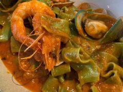 海鲜自制菠菜宽面-G+KITCHEN(龙湖狮山天街店)