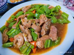 青椒肥肠-东北菜冰城一家人