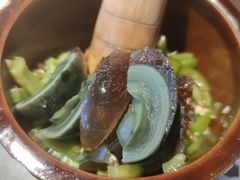 皮蛋辣椒擂茄子-小放牛炒菜馆(华北商厦店)